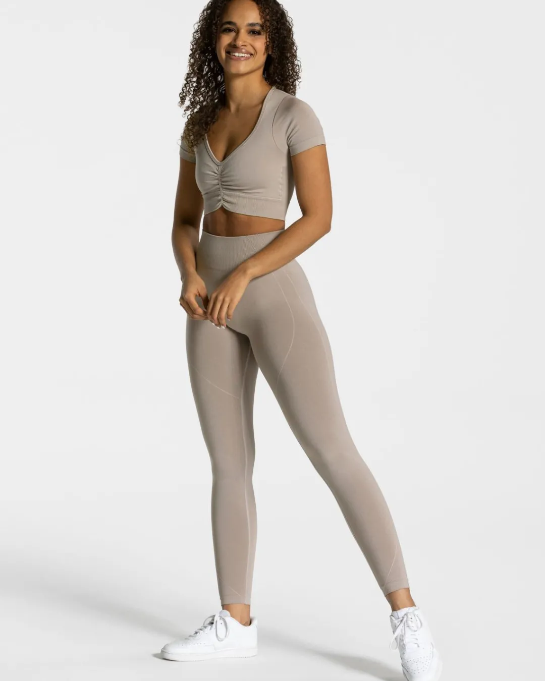 TEVEO Tops*Focus Crop Top "Dust"