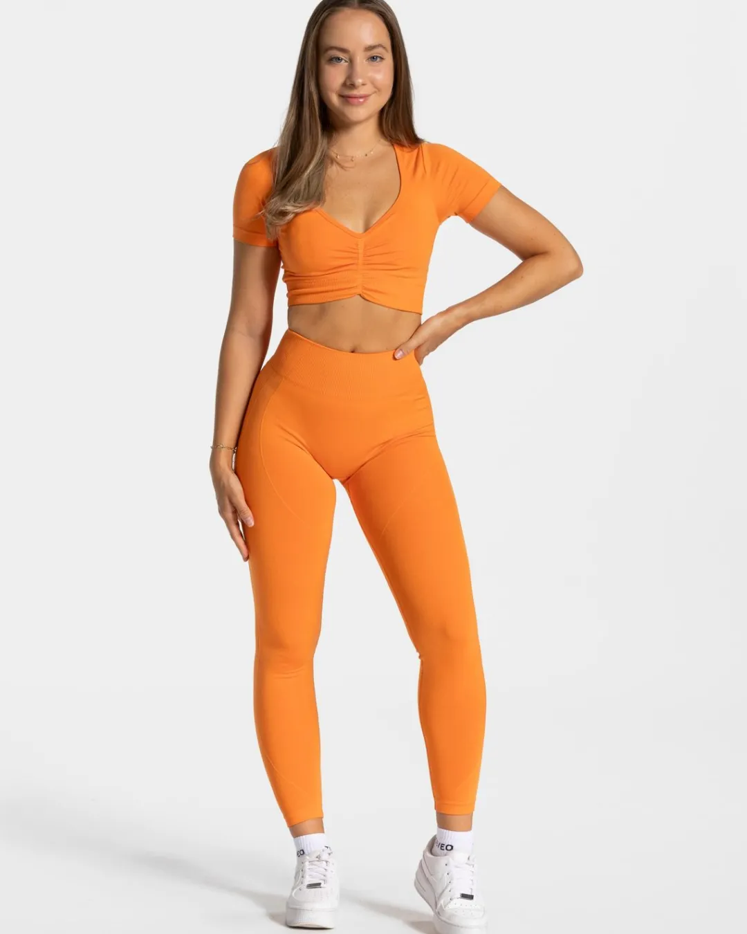 TEVEO Tops*Focus Crop Top "Orange"