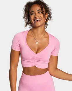TEVEO Tops*Focus Crop Top "Pink"