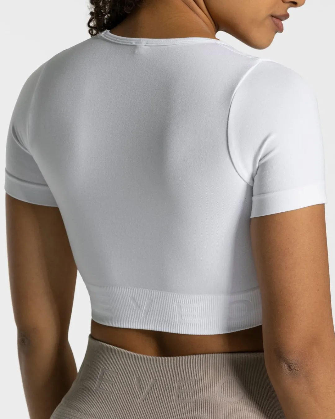 TEVEO Tops*Focus Crop Top "Weis"