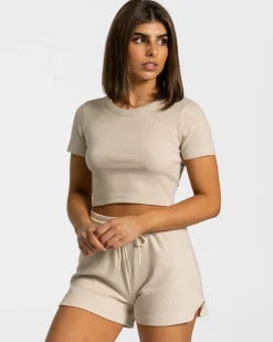 TEVEO T-Shirts*Lounge T-Shirt "Beige"