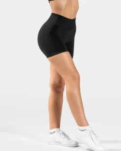 TEVEO Shorts*Pure Covert Scrunch Short "Schwarz"