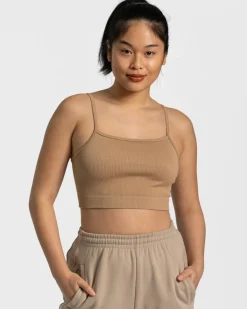 TEVEO Tops*Sassy Top "Beige"