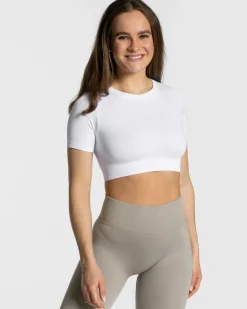 TEVEO Tops*Sensation Crop Top "Weis"