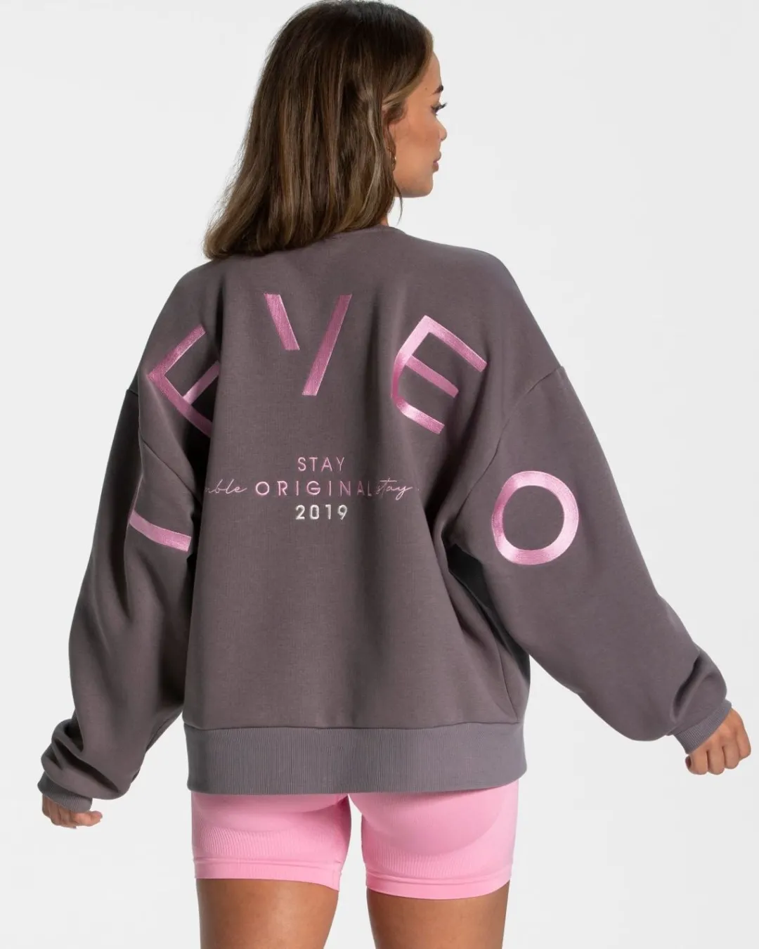 TEVEO Hoodies & Jackets*Signature Oversized Sweater "Graphit"