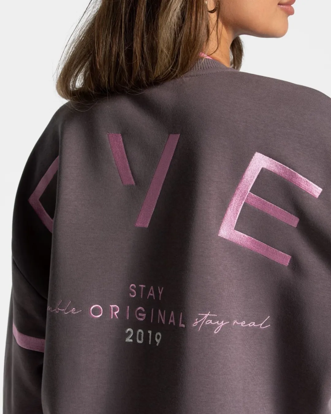 TEVEO Hoodies & Jackets*Signature Oversized Sweater "Graphit"