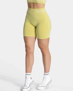 TEVEO Shorts*Signature Scrunch Short "Lime"