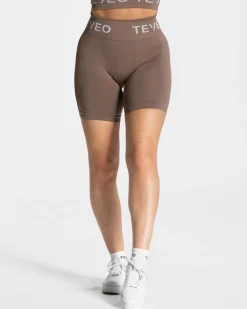 TEVEO Shorts*Signature Scrunch Short "Mokka"