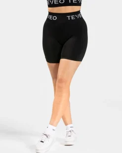 TEVEO Shorts*Signature Scrunch Short "Schwarz"