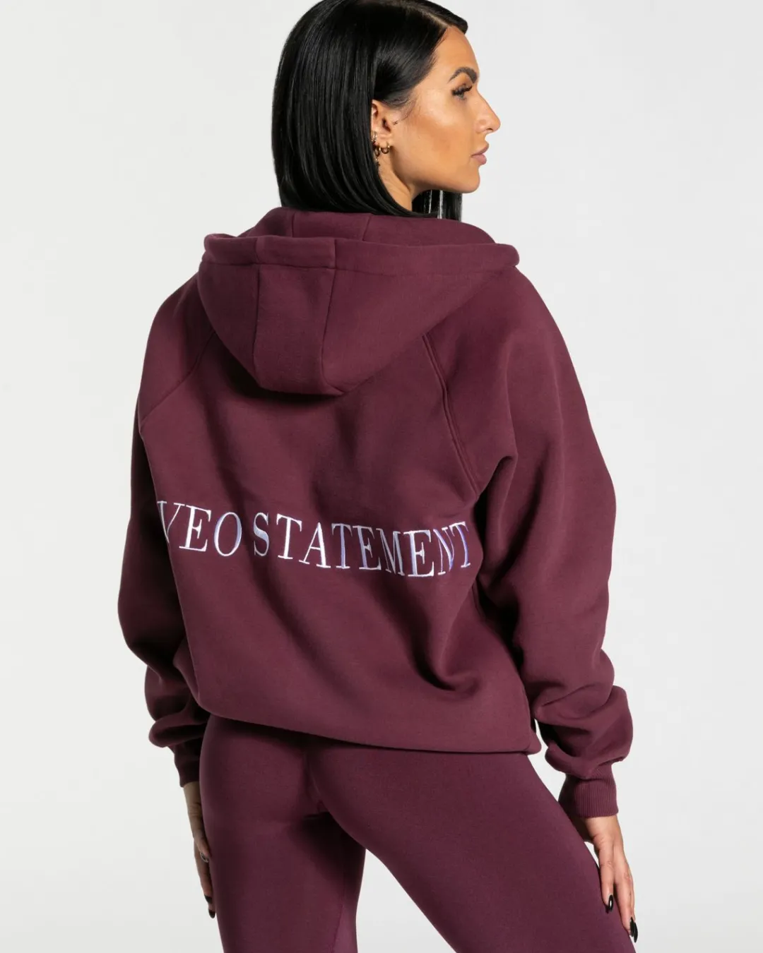 TEVEO Hoodies & Jackets*Statement Oversized Jacke "Pflaume"