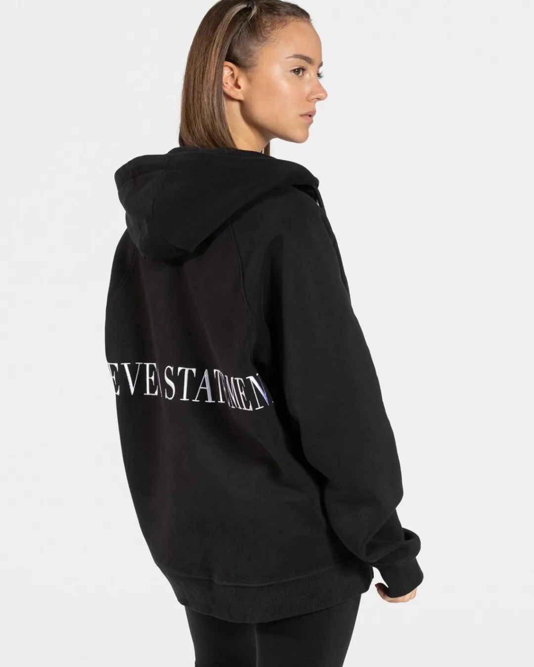 TEVEO Hoodies & Jackets*Statement Oversized Jacke "Schwarz"