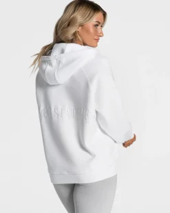 TEVEO Hoodies & Jackets*Statement Oversized Jacke "Weis"
