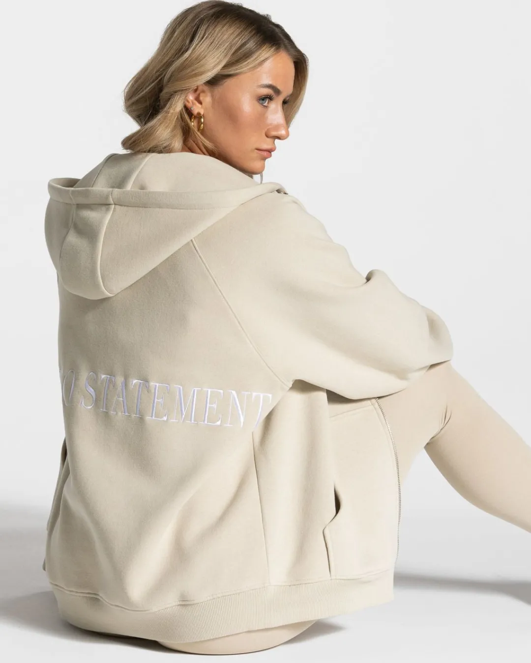 TEVEO Hoodies & Jackets*Statement Oversized Jacke "Sand"