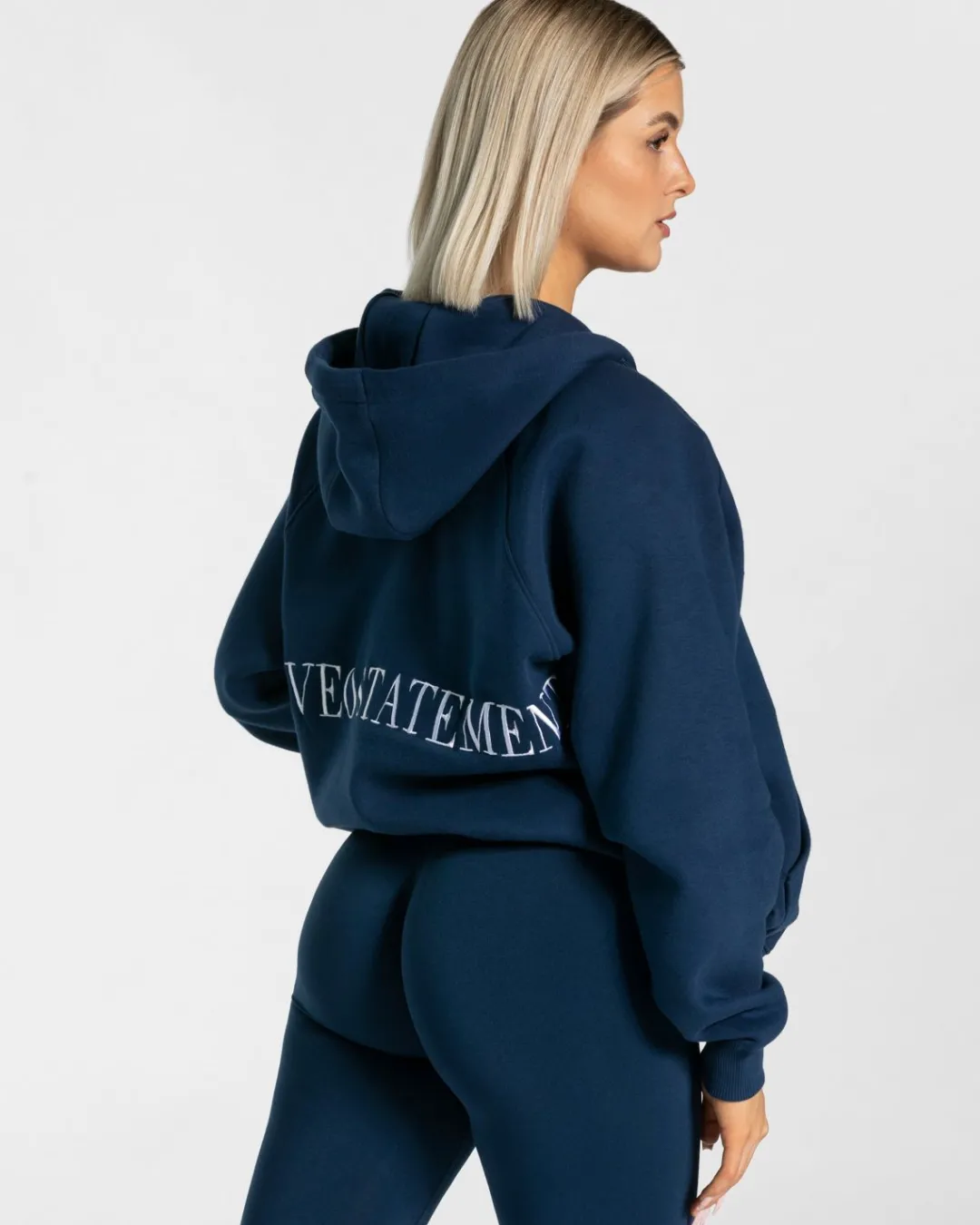 TEVEO Hoodies & Jackets*Statement Oversized Jacke "Dunkelblau"