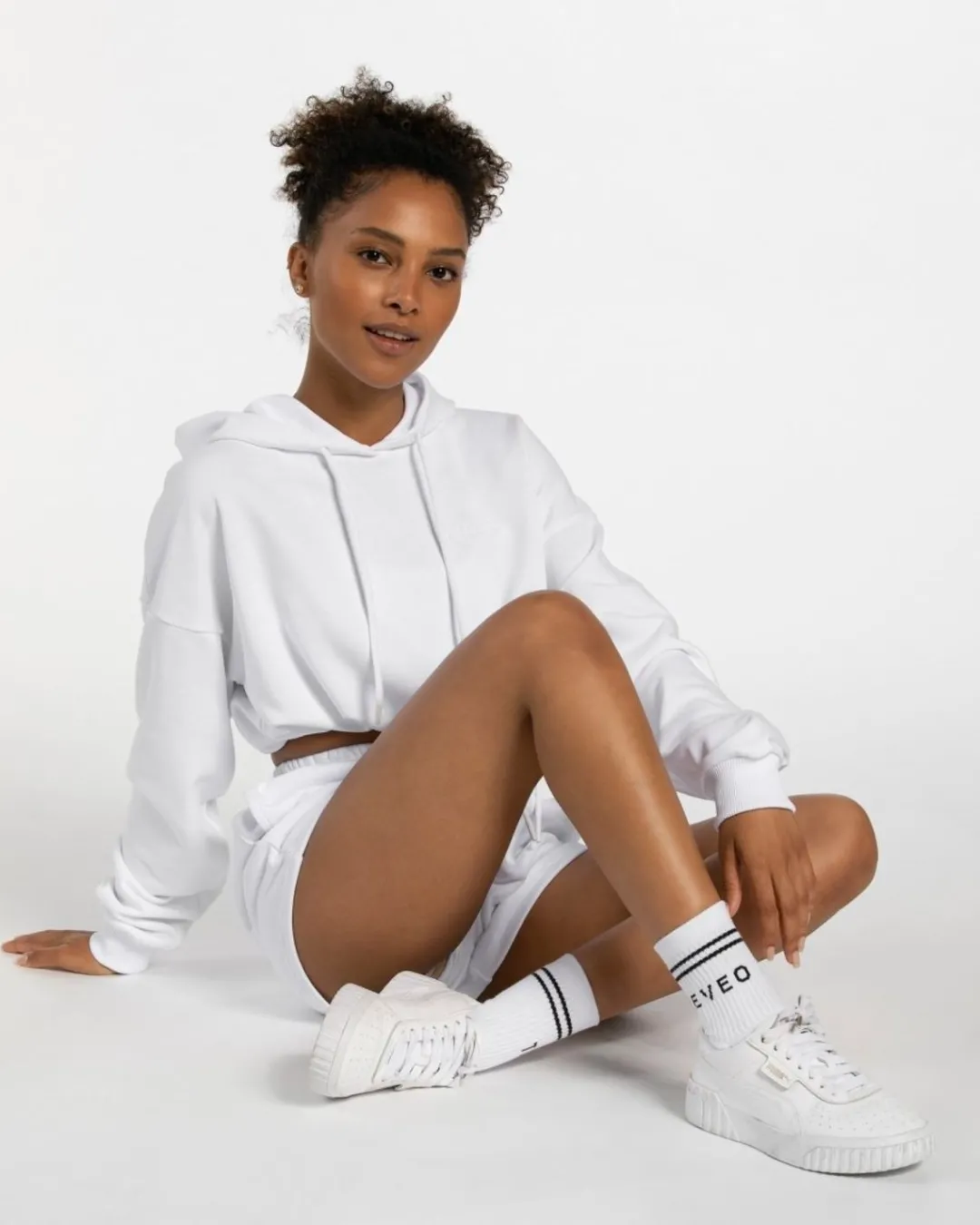 TEVEO Socks & Underwear* Crew Socken (2Er) "Weis"