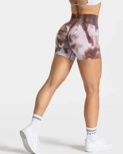 TEVEO Shorts*Tie Dye Scrunch Short "Earth"