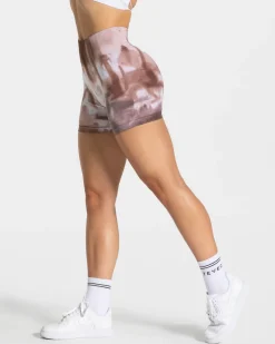 TEVEO Shorts*Tie Dye Scrunch Short "Earth"