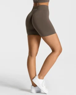 TEVEO Shorts*Timeless Scrunch Short "Taupe"