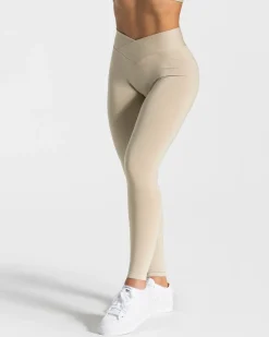 TEVEO Leggings & Pants*V-Shape Leggings "Sand"