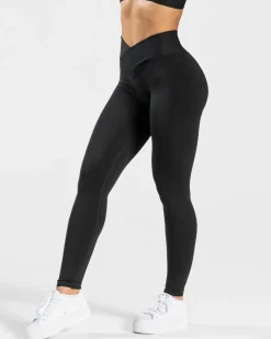 TEVEO Leggings & Pants*V-Shape Leggings "Schwarz"